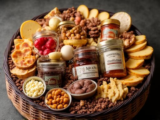 Sweet and savory gourmet gift basket delivered in San Diego