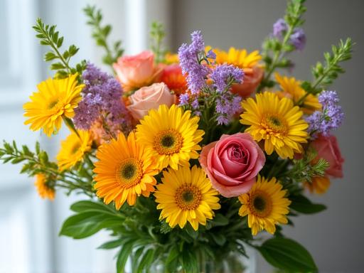 Elegant mixed seasonal bouquet delivered in San Diego
